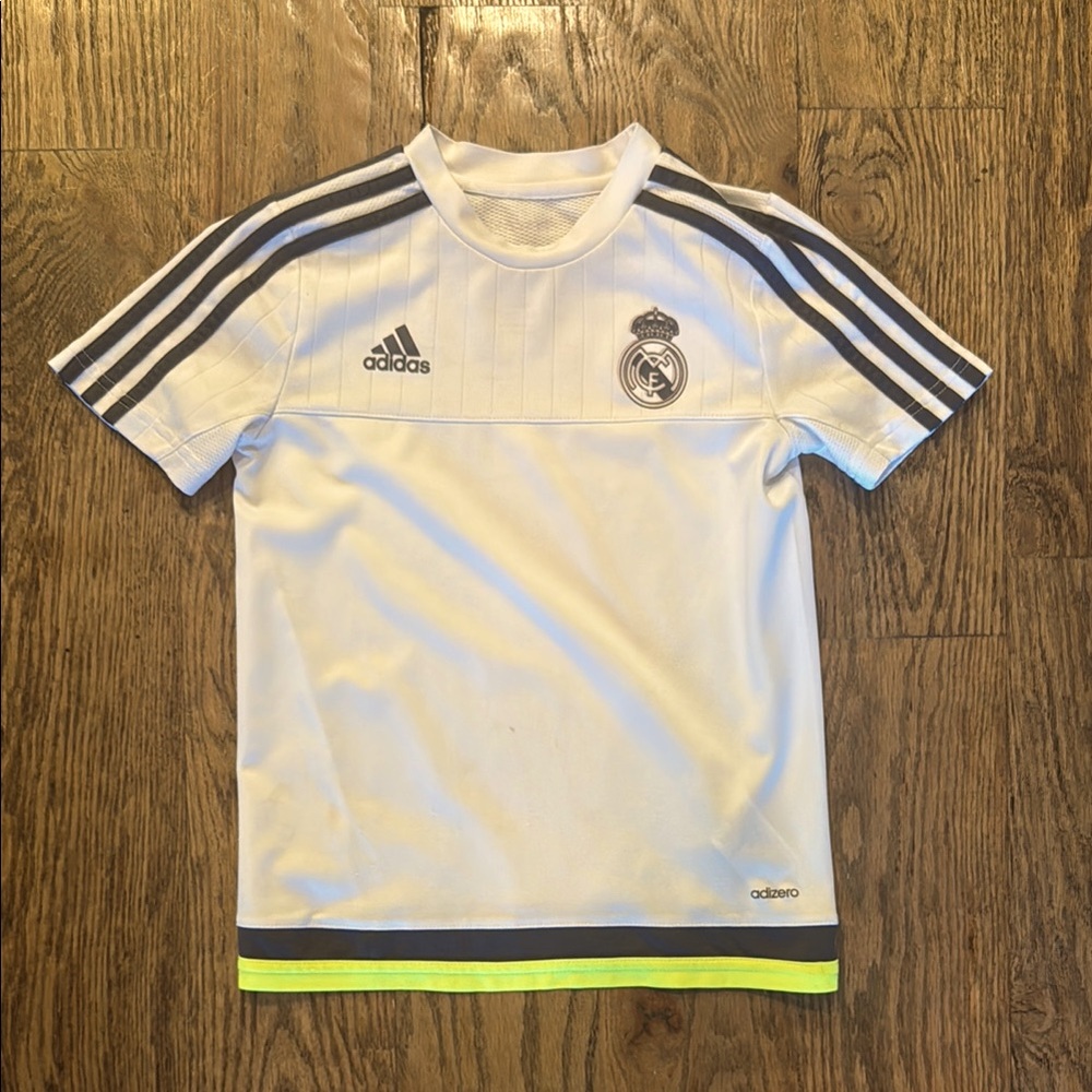 Real Madrid Adidas training Jersey youth small